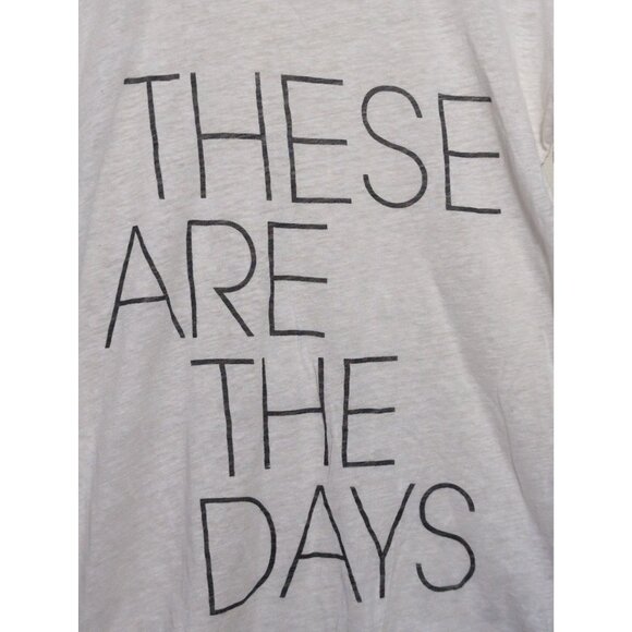 J Crew T Shirt Womens XS White Linen These Are The Days Raw Edge Neckline Casual - Picture 4 of 9